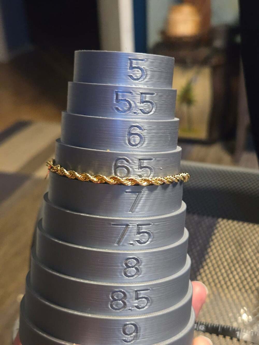 American Showcase Gold-Tone Twisted Rope Chain Bracelet